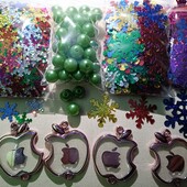 Набір сніжинок і наместин, 1150шт