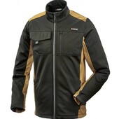 Чорна вітрозахисна софтшелл-куртка Parkside, розмір L 52/54