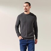 Джемпер із плетеним візерунком для чоловіка Livergy XL 56/58