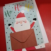 17*11 см Святкова листівка Crelando (фірмовий Lidl) Рождественская открытка с конвертом