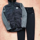Спортивный костюм куртка и джогеры на флисе р 146-152 
