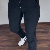 Джинси мом утеплені об'єм стегон 103-107 см