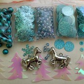 Набір сніжинок і наместин, 900шт