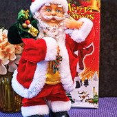 Музыкальный рождественский Санта 28см