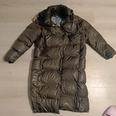Длинное пальто, пуховик L,xl
