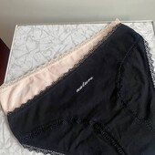 Жіночі бавовняні труси трусики набір 2 шт sinsay