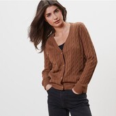 М'який кардиган з косами від tchibo розмір 40 евро