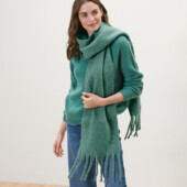 ♕ Якісний теплий шарф для стильного образу від Tchibo (Німеччина)