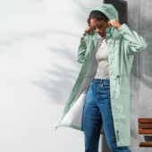 ♕ Якісна дощова парка Tchibo (Німеччина) розмір наш 44-46(36 євро), нюанс