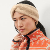 ♕ Тепла жіноча пов'язка, розмір універсальний