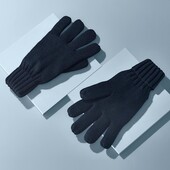 ♕ В'язані рукавички на флісі від Tchibo (Німеччина) нюанс