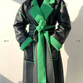 Подовжена дублянка. Зима. Зелена.