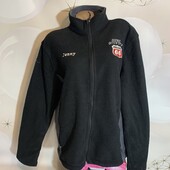 Мужская флисовая кофта на молнии размер М
