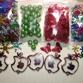 Набір сніжинок і наместин, 1150шт