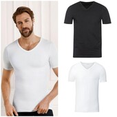 2 шт! Футболка чоловіча натільна Livergy 100% бавовна 4/S 44/46 біла+ чорна