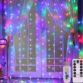 Гирлянда штора 3*3 метра.