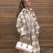 Шикарна річ, тепле шерстяне, вовняне пальто Міді, якість супер