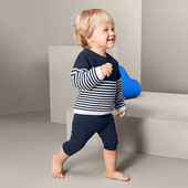 ♕ Якісні легінси 3/4 з органічної бавовни від Tchibo (Німеччина) розмір 74-80