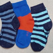 Лот 3 пари. Шкарпетки для хлопчика з біо-бавовни Tchibo(Німеччина) розмір 23-26