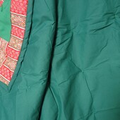 Яскрава, котонова ковдра на синтапоні, різдвяний малюнок, розмір 2.03 х 1.55 см