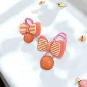 2шт. Гумка для волосся з метеликом. колір на вибір