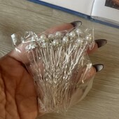 Набор шпилек из жемчуга и камней