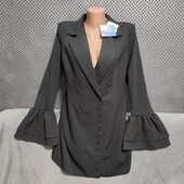 Симпатичный женский кардиган/ платье- пиджак на подкладке