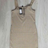 New look стильный новый сарафан клетка на девочку подростка рост 152/ 158 см