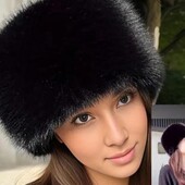 Скидка тільки до НР! Шикарна тепла хутряна шапочка-високоякісне еко хутро-песець!!
