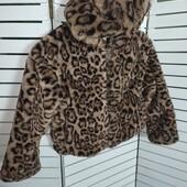 Вкорочена шубка бомбер 9-10 р Marks and Spencer, ЛЕО