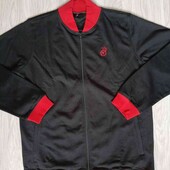  хлопковая кофта на молнии ткань двунитка цвет черный размер XL