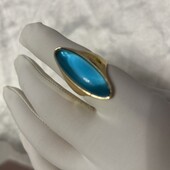 Красивый перстень,позолота 18К, размер 19-19.5