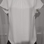 Белая блуза офис, размер 50