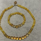 Красивая новинка!Шикарные бусы и браслет резинка!