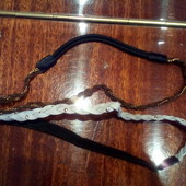 Греческая повязка - коричневая