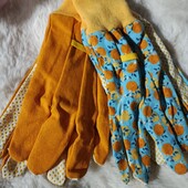 7741..лот 2 пари.Перчатки для саду розмір 8