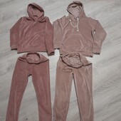 Два велюрові костюми 128-134