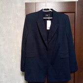 Новый брендовый трикотажный вискозный удлиненный кардиган р.20-22(48-50евро).