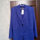 Новый брендовый трикотажный вискозный удлиненный кардиган р.20-22(48-50евро)..