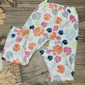 Плюшевые пижамные штаны размер С, состояние отличное