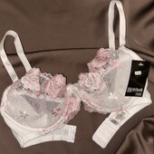 Жіночий бюстгальтер з мереживом Diorella, білий 70C