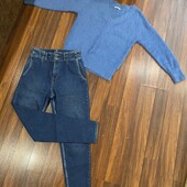 Кофта ангора+джинсы
