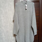 Новое брендовое теплое свитер-платье р.22-24.