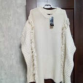 Брендовое новое красивое пончо р.XL(18-26).