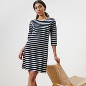 Спортивна сукня в смужку з блискучими декоративними ґудзиками tchibo(німеччина) розмір 36 евро=42-44