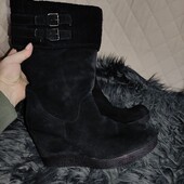 Dune, 41p замшеві утеплені чоботи