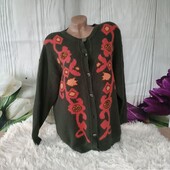 Теплий светр кардиган королівського рр