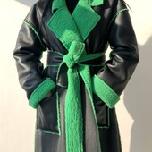 Подовжена дублянка. Зима. Зелена.