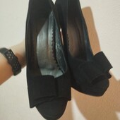 Туфли натуральный замш 37