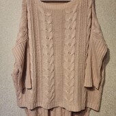 Вязаный оверсайзный свитер